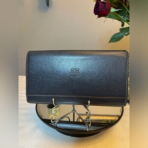 LOEWE Long Continental Leather Wallet